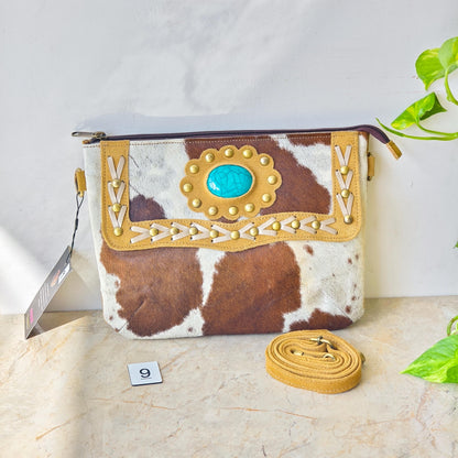 Handmade Suede Crossbody Clutch - JayKayBoutiqueOnline
