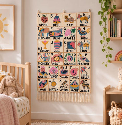 Handmade Alphabet Tapestry Portrait - JayKayBoutiqueOnline