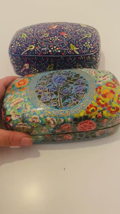 Hand Painted Kashmiri Trinket Box