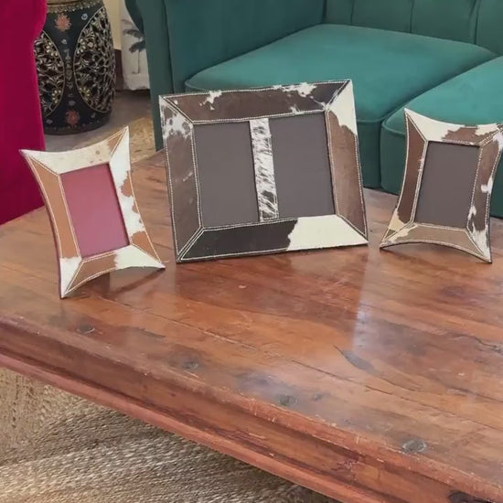 Cowhide Photo Frame