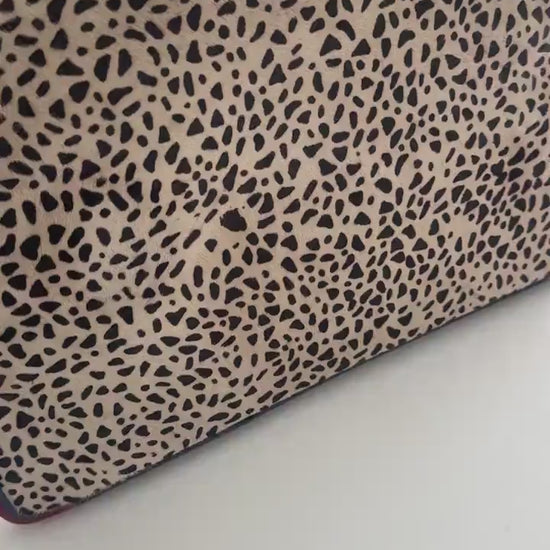 Laptop Sleeve Coloured Leather and Hide on